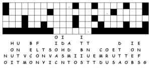 A fallen letters puzzle is pictured